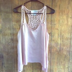 Silk tank top